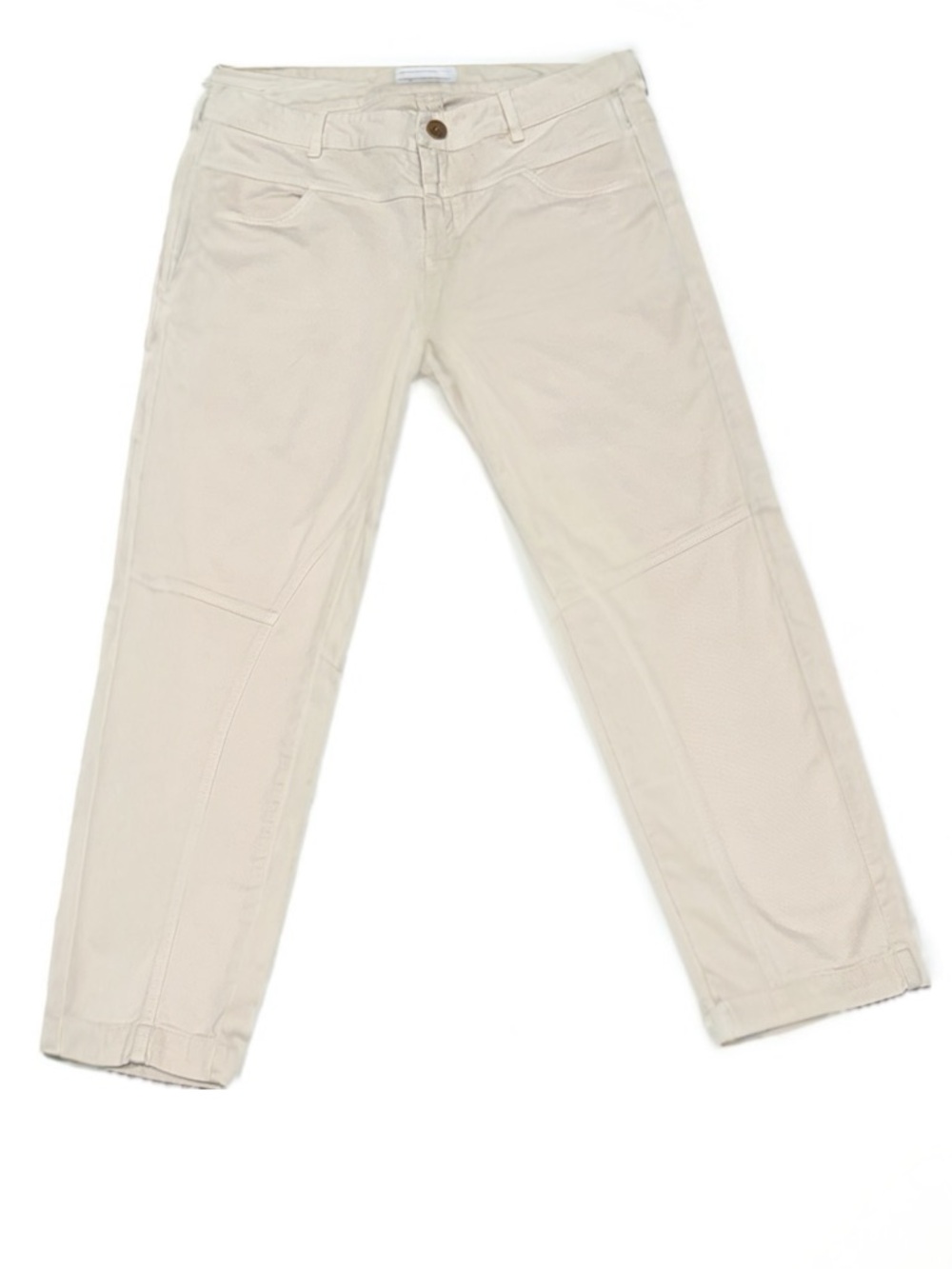 FABIANA FILIPPI Women’s Ivory Stretch Pants | Women’s US Sz 8 | Italy Sz 44/M